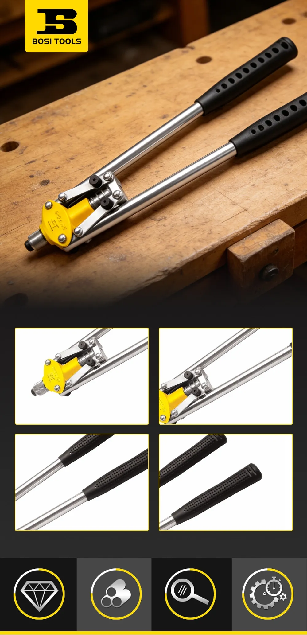 Double-handled Rivet Gun