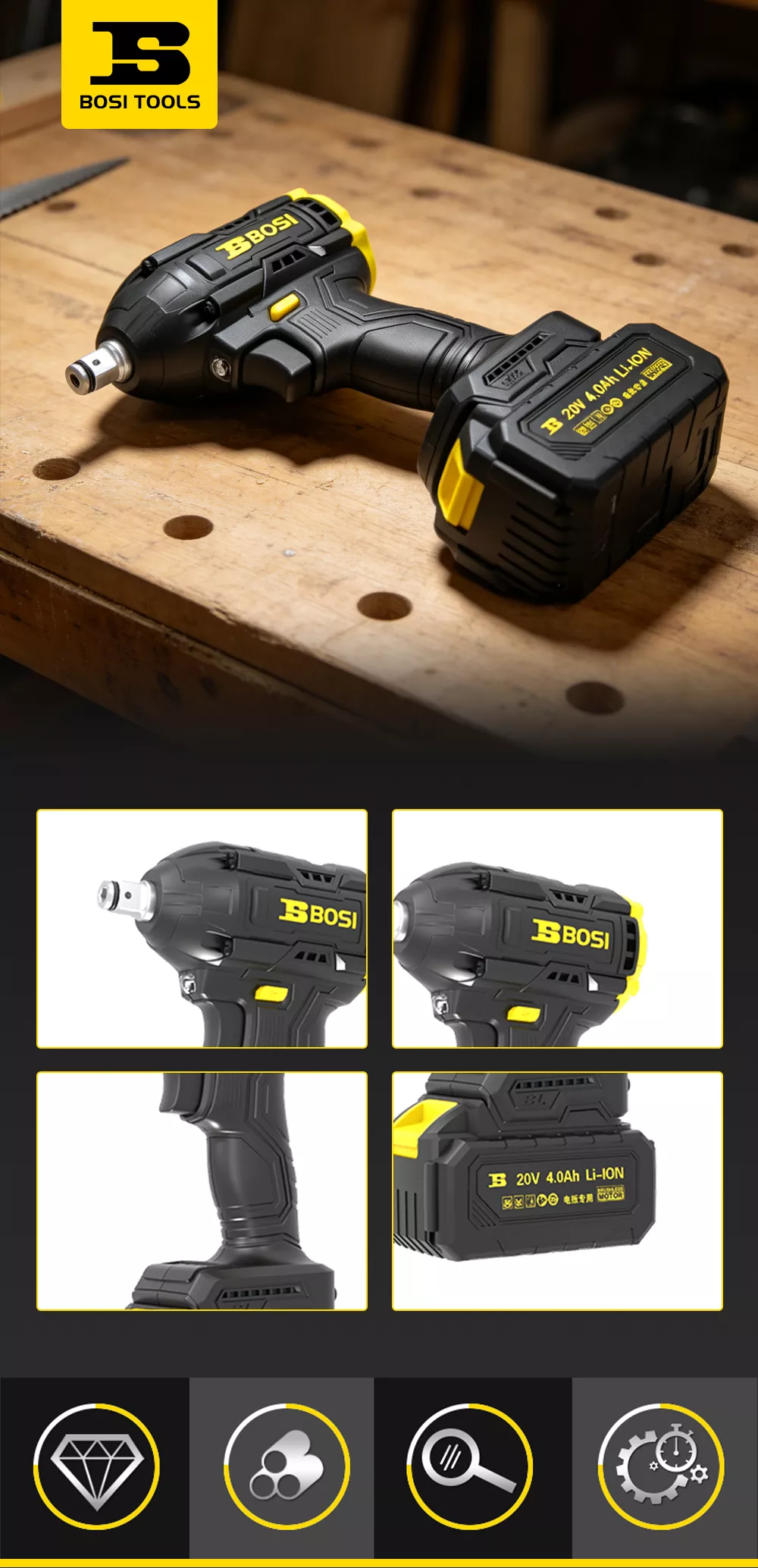 Li-ion Brushless Dual-Purpose Wrench